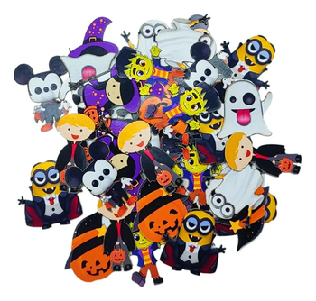 60 Adesivos HALLOWEEN G I Pet sticker Cão Gato A24