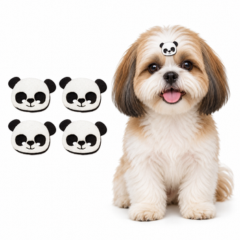 50 Adesivos Pet Piercings Eva Pandas MACHOS Cães E Gatos