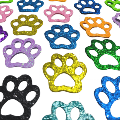 50 Adesivos Pet Piercings Patas Petshop Cães Gatos