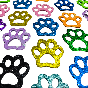 100 Adesivos Pet Piercings Patas Petshop Cães Gatos