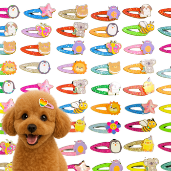 100 Adesivos Pet Piercing Tictac Olográfico BanhoTosa Animal